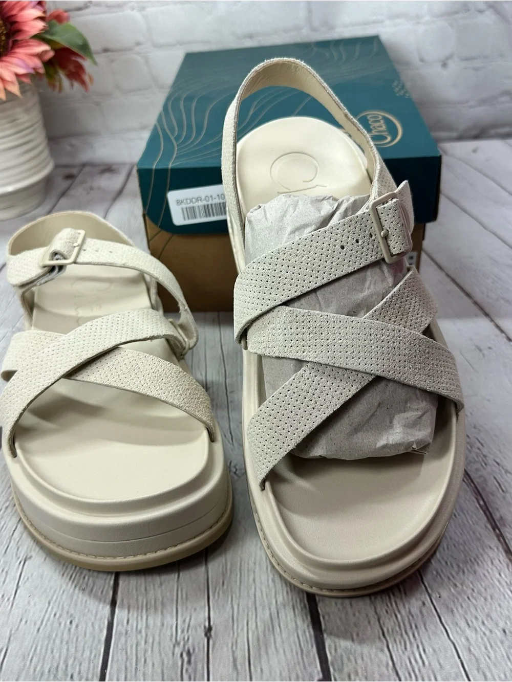 Chaco Townes Midform Suede Sandal — khaki women 10 gorpcore